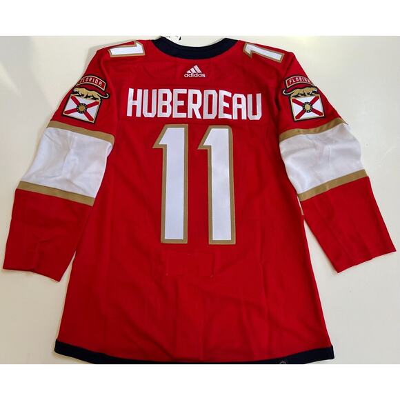 Adidas Florida Panthers Jonathan Huberdeau Jersey HB6672 Men's Size 46 - Picture 2 of 12